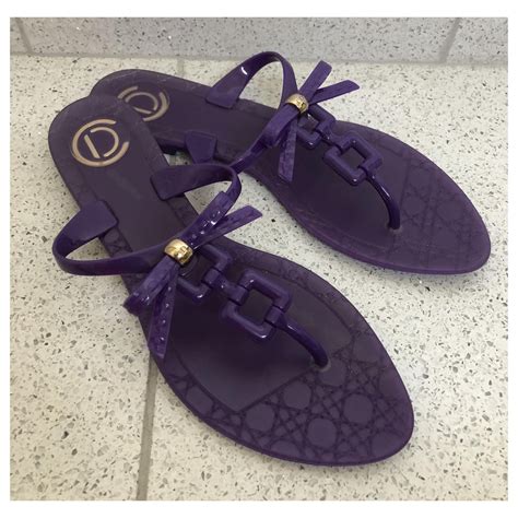 purple dior sandals|christian dior sandals.